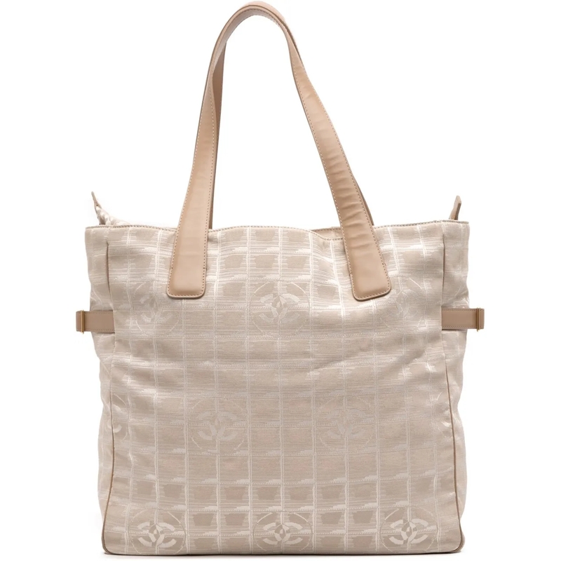 Chanel Shopper New Travel Line Nylon Tote braun