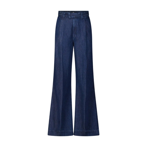 Seven for all Mankind High-Waist Jeans Stormy Dunkelblau Jeans