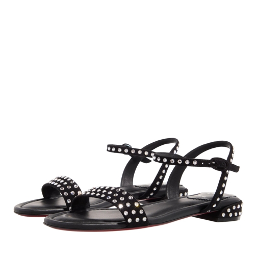 Christian Louboutin Sweet Jane Sandal Strass Boum Black Sandale