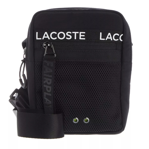 Lacoste Flat Crossover Bag Noir Crossbody Bag