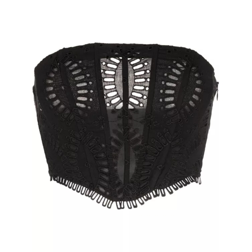 Charo Ruiz Ibiza Black Bustier-Style Top Black 