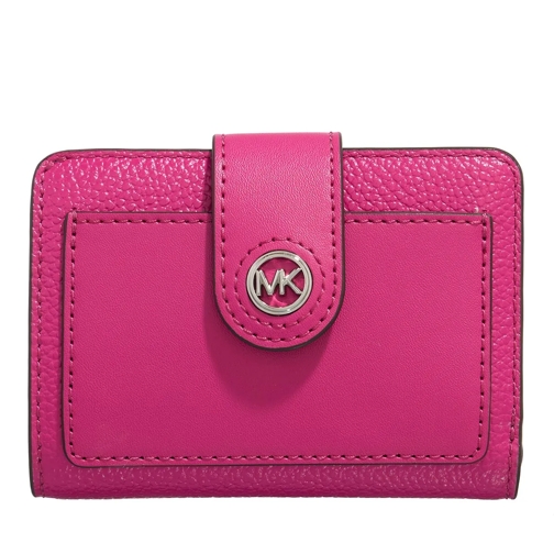 MICHAEL Michael Kors Bi-Fold Wallet Sm Tab Compact Pckt Wllt Wild Berry