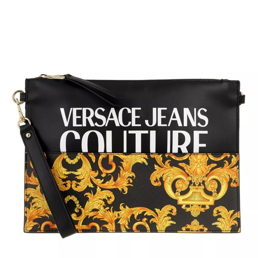 Versace Jeans Couture Clutch  Black Gold Aftonväska med spänne