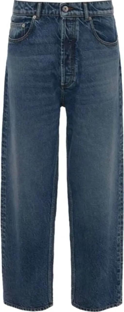 Thumbnail - J.W.Anderson - Cropped Straight Leg Jeans Mid Blue - Größe 29 - blue