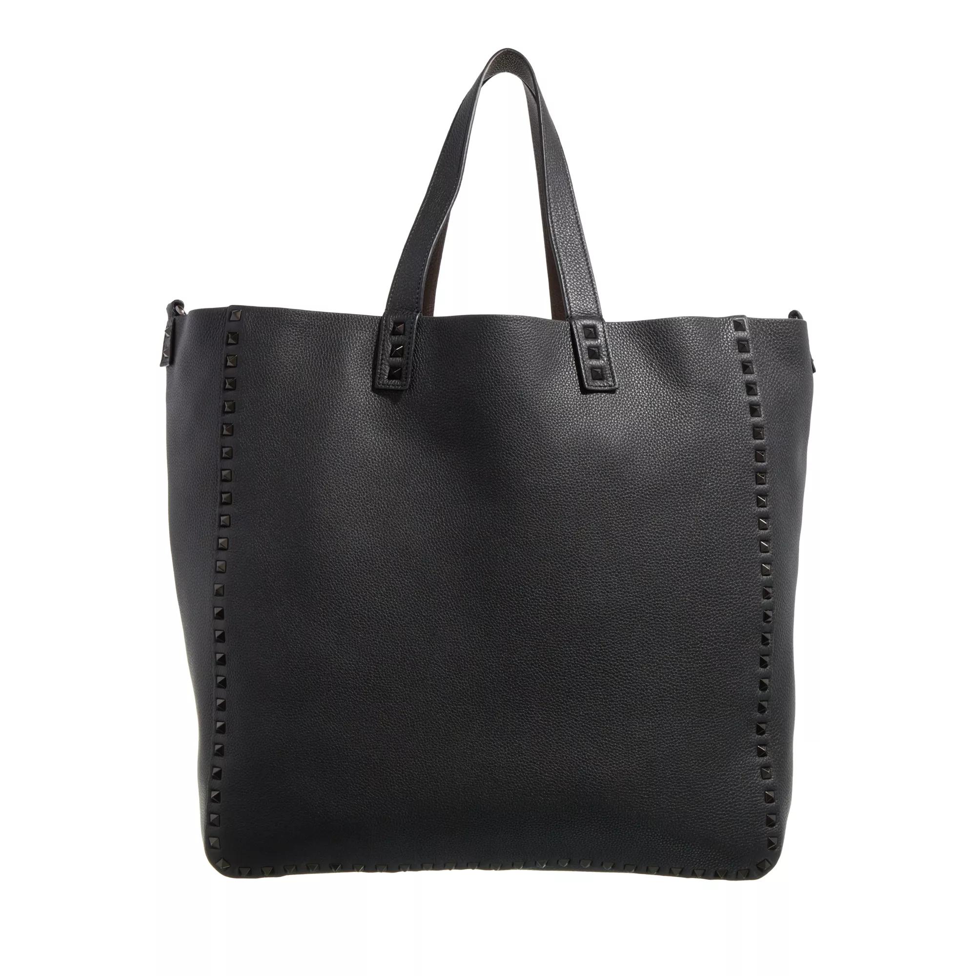 Valentino Garavani Tote - Rockstud Tote Bag - Gr. unisize - in Schwarz - für Damen