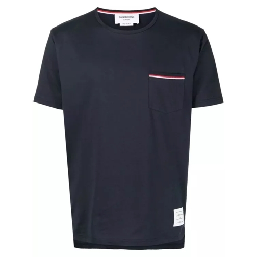 Thom Browne Ss Pocket T-Shirt Blue 