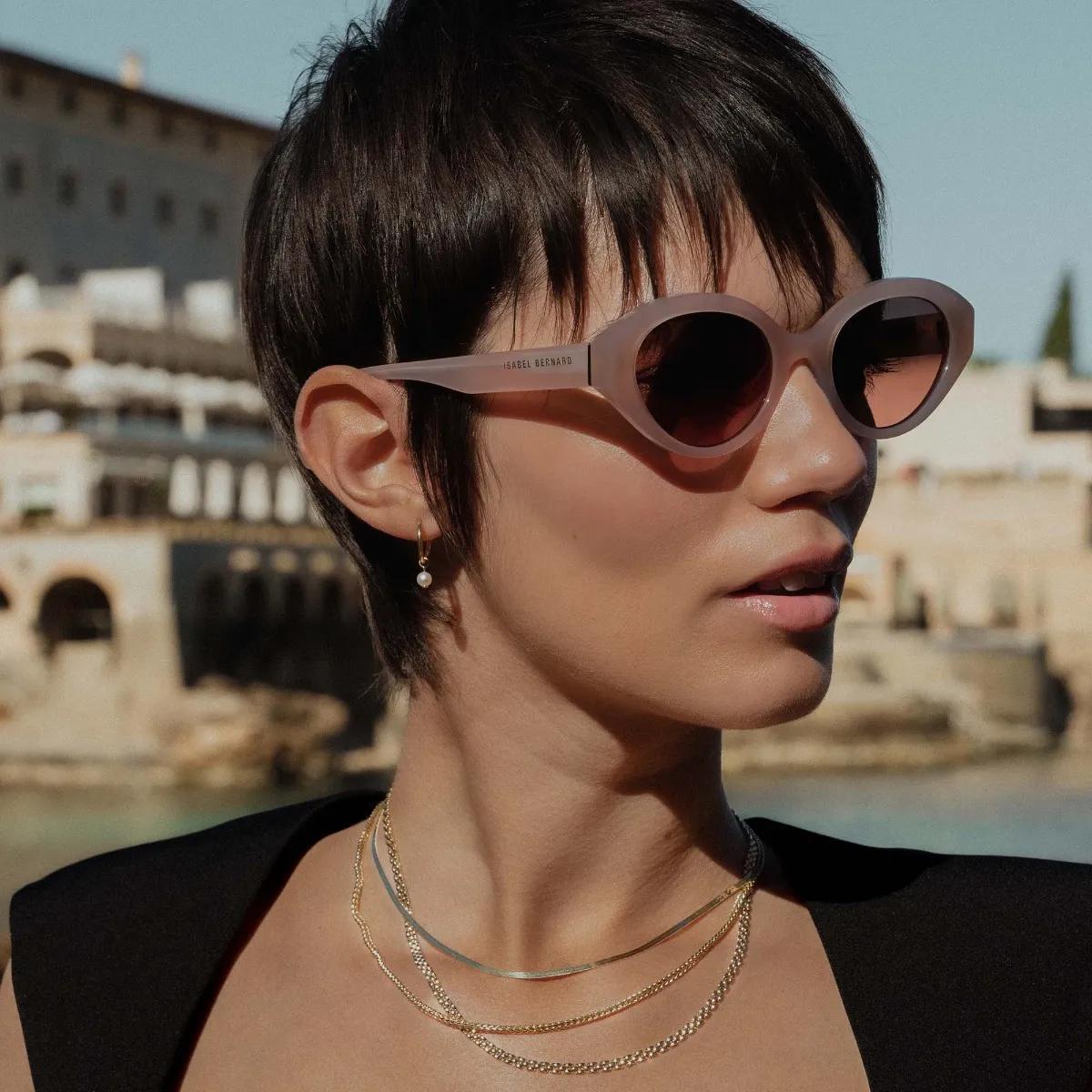 Thumbnail - Isabel Bernard Sonnenbrille - La Villette Rosaire Sonnenbrille - Gr. unisize - in Rosa - für Damen