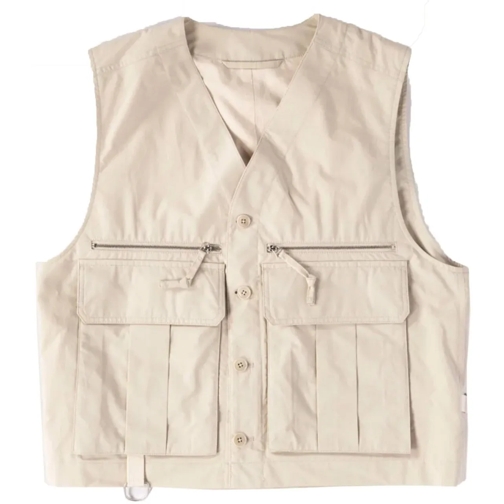 Lemaire Daunenjacken Technical Gilet Stone Beige beige