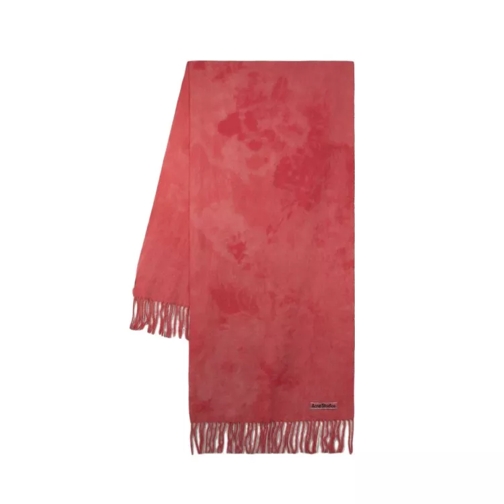 Acne Studios Canada Tie Dye Scarf - Wool - Pink Pink 