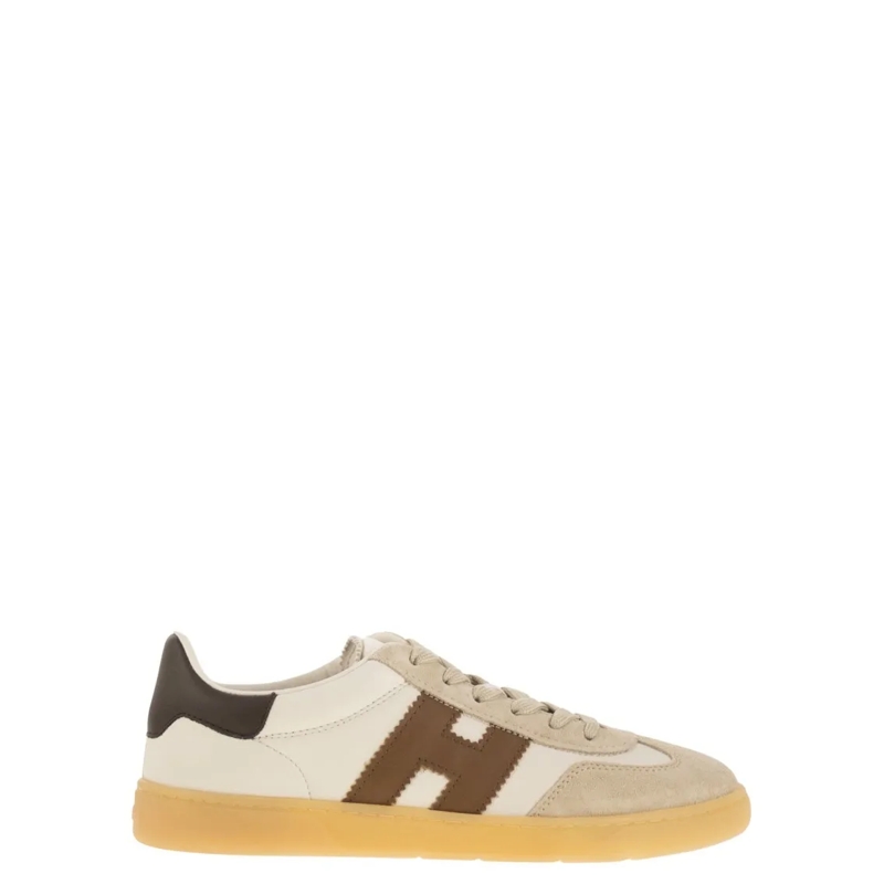 Hogan Low-Top-Sneaker Cool - Leather And Suede Trainers Neutrals