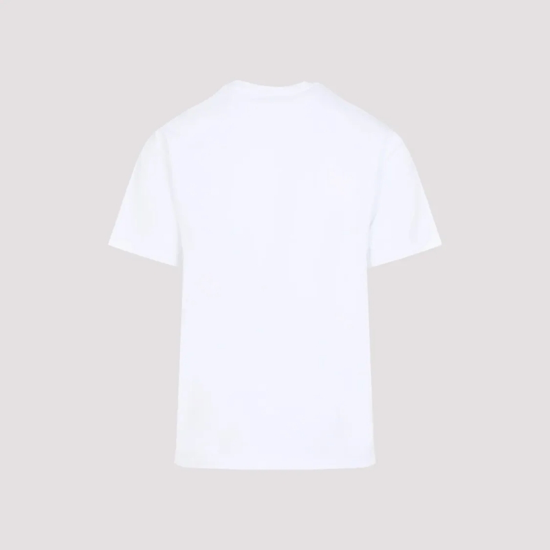 Givenchy T-shirt White Plain Cotton T-Shirt With Tonal Logo Detail White