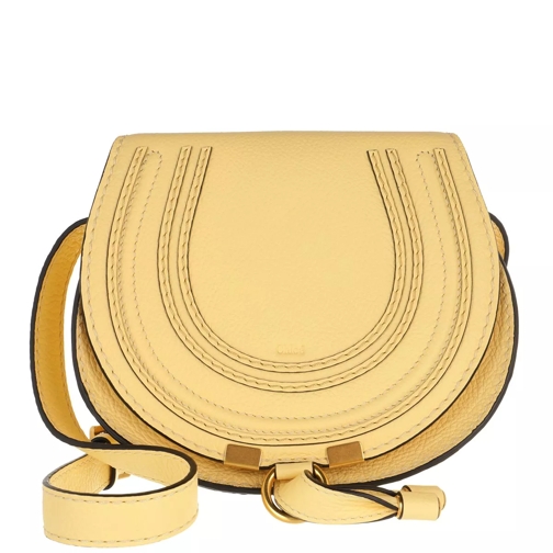Chloé Marcie Round Small Bag Softy Yellow Saddle Bag