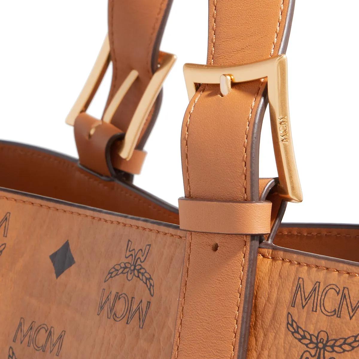 MCM Totes & shoppers Aren Vi Tote Med in cognac
