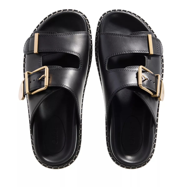Chloe Slides Woman Black Slide