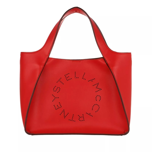Stella McCartney Logo Crossbody Bag Eco Soft Red Amore Cross body-väskor