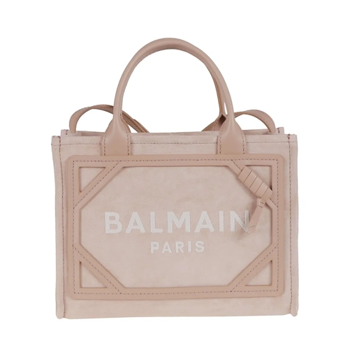 Balmain Tote Nude Suede B-Army Shopper Neutrals