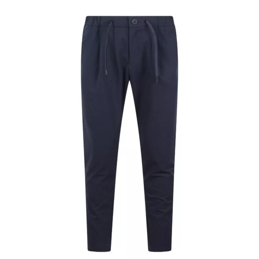 Herno Wavy Touch Laminar Trousers Blue 