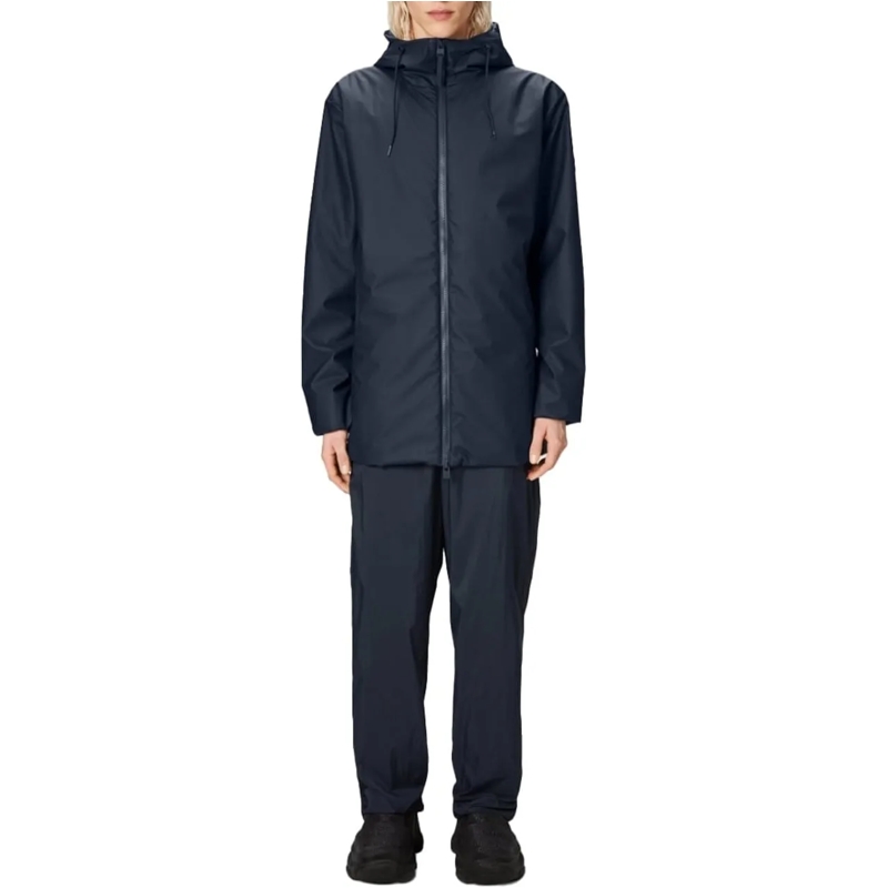 Rains Trenchcoat Rains Lohja Long Insulated Regenjas Donkerblauw 15 blau(Image 2)