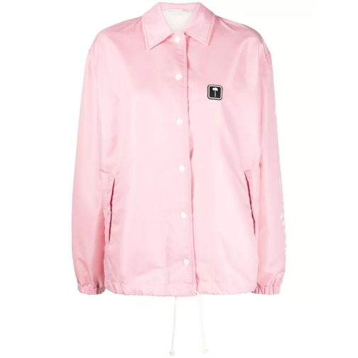 Palm Angels Pink Shirt Jacket Pink 