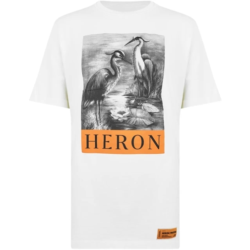 Heron Preston  Os Heron Bw Logo Print T-shirt weiß