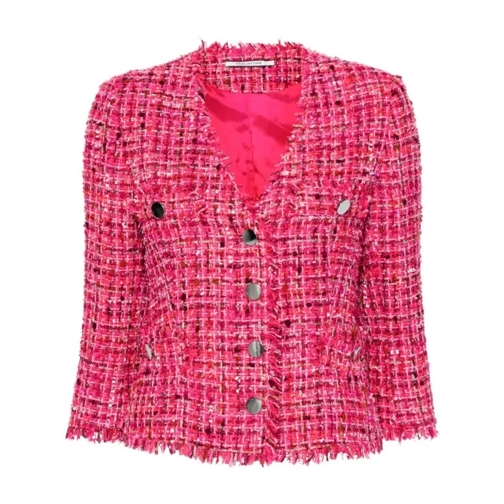 Tagliatore Tweed Jacket Pink 