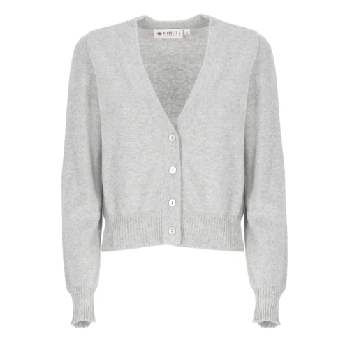 Biarritz1961 Strickjacke Cashmere Cardigan Grey