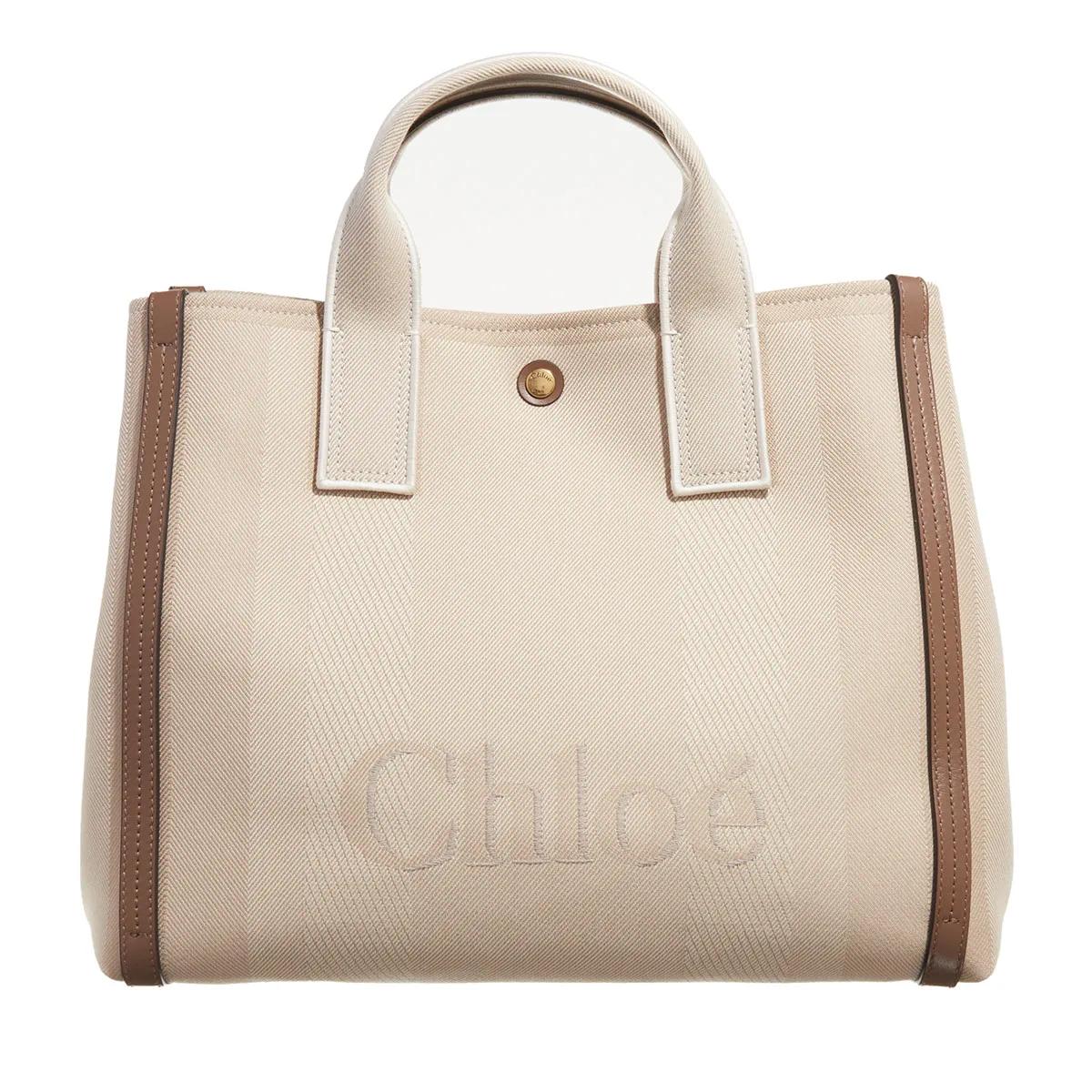 Chloé Carry Tote Bag Beige Tote