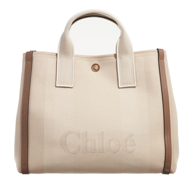 Chloé Tote Carry Tote Bag Beige