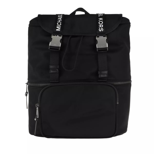 MICHAEL Michael Kors The Michael Bag LG Flap Backpack Black Backpack