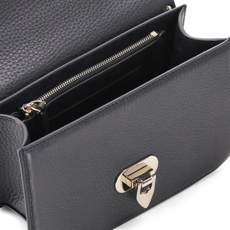 Valentino Garavani Crossbodytas Umhängetasche Rockstud aus Kalbsleder schwarz(Image 5)