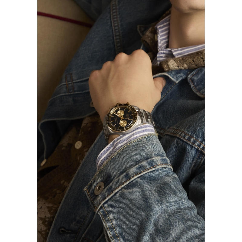 Timex Chronograph Quarz-Chronographuhr Waterbury Heritage Chronograp silber(Image 3)