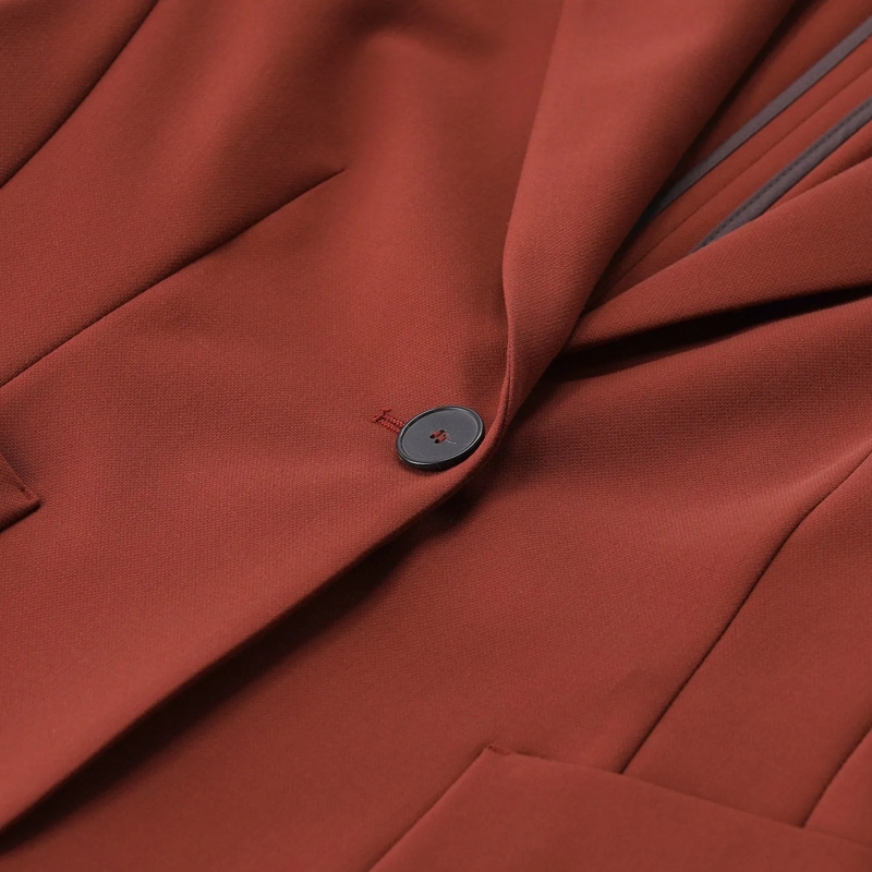 windsor. Blazer Blazer aus Viskose-Crêpe rot(Image 3)