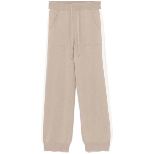 Lorena Antoniazzi Straight-Leg Drawstring Sweatpants Neutrals Jogging Broek