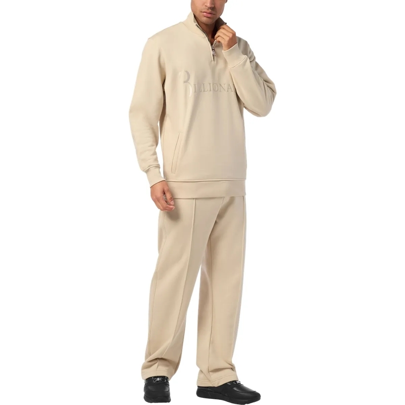 BILLIONAIRE Daunenjacke Jogging-Jacke Logo beige(Image 3)