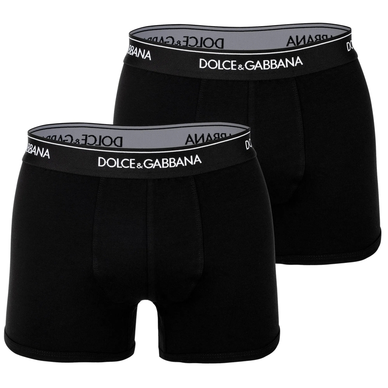 Dolce&Gabbana  Regular Boxer 2er Pack schwarz