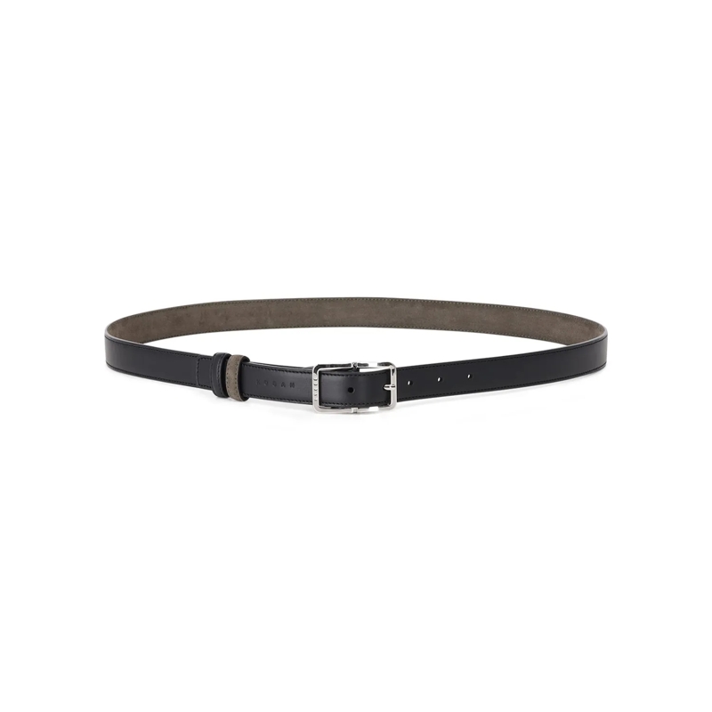 Hogan Ceinture Wendegürtel aus Leder grau