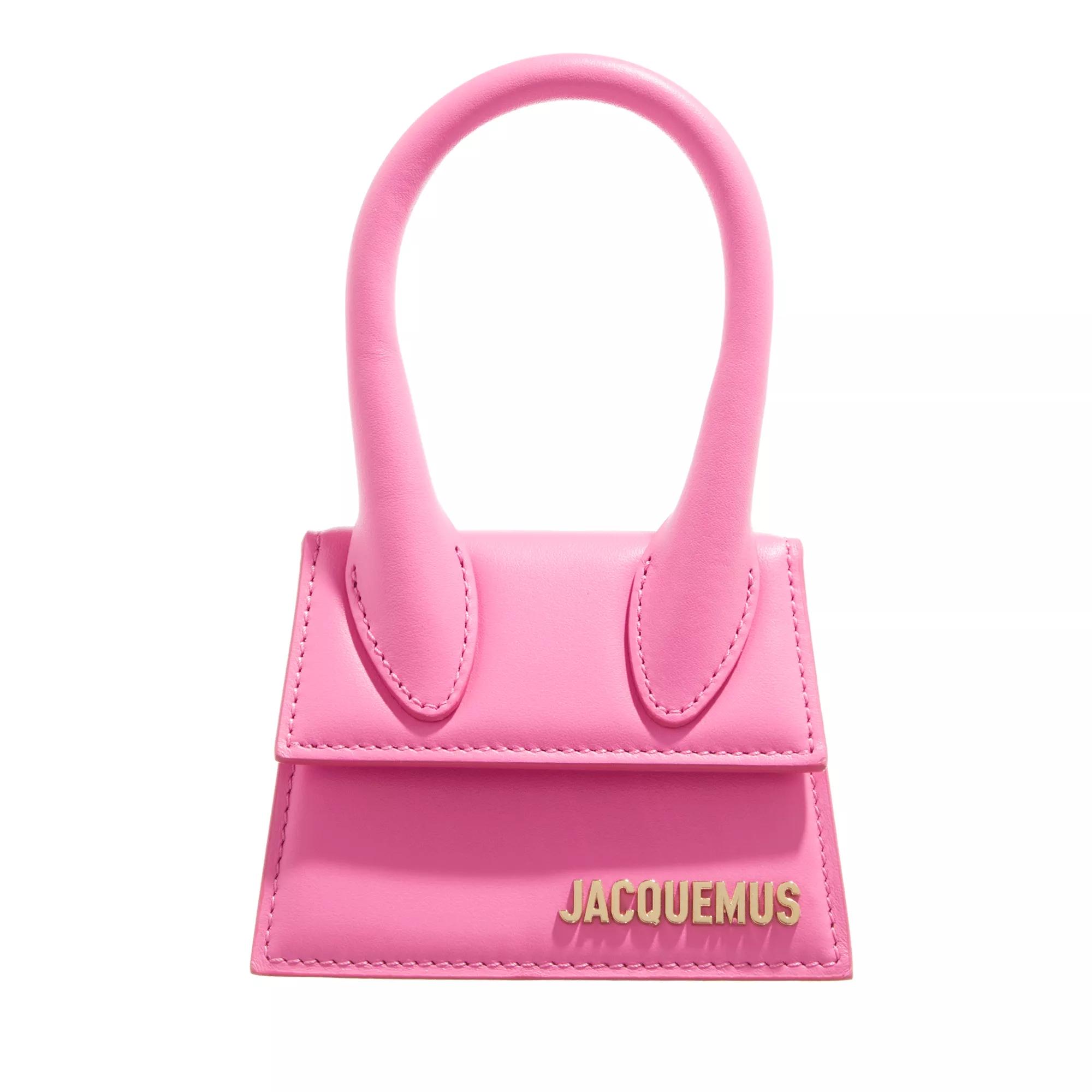 Jacquemus Tote - Le Chiquito Top Handle Bag Leather - Gr. unisize - in Rosa - für Damen