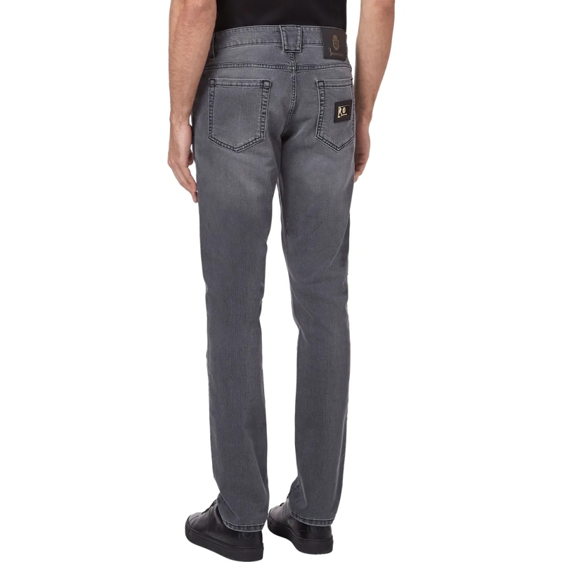 BILLIONAIRE Jeans mit geradem Bein Jeans Regular Fit Statement grau(Image 2)
