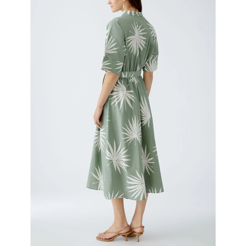 Oui Sommerkleid Midikleid grün (Image 3)