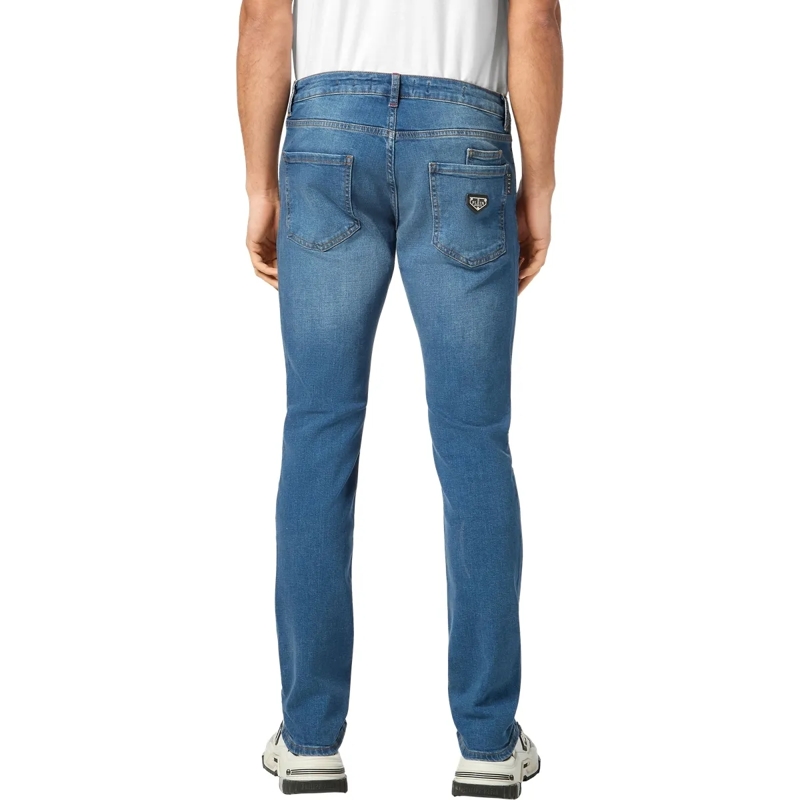 Philipp Plein Jeans mit geradem Bein Jeans Regular Fit dunkel-blau(Image 2)