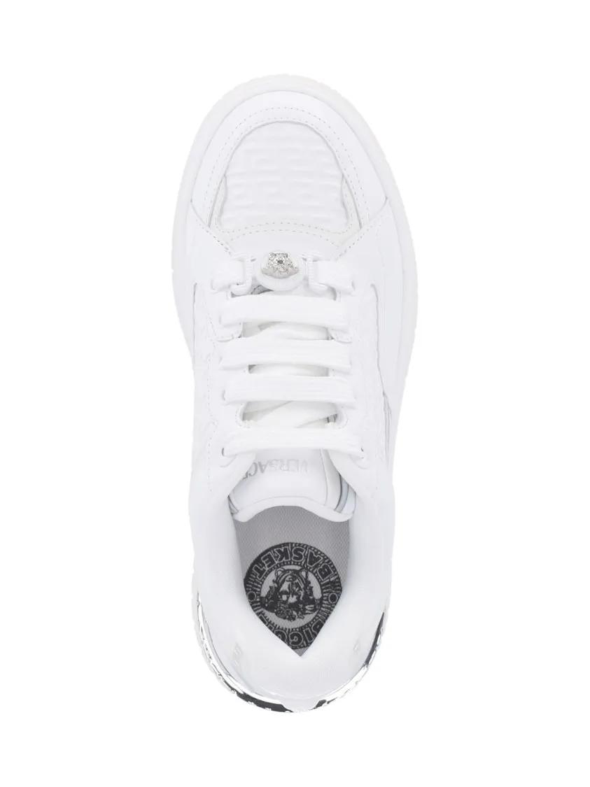 Thumbnail - Versace Low-Top Sneaker - "Biggie Basket" Sneakers – White - Gr. 42 (EU) - in Weiß - für Damen