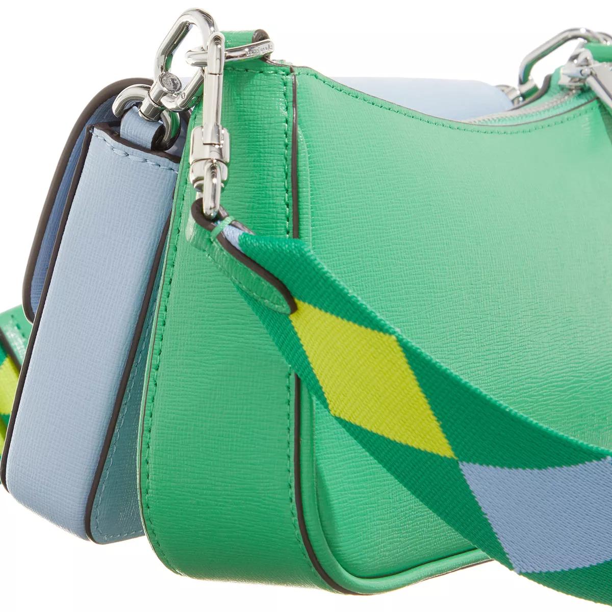 kate spade new york Crossbody bags Double Up Colorblocked Saffiano Leather in groen