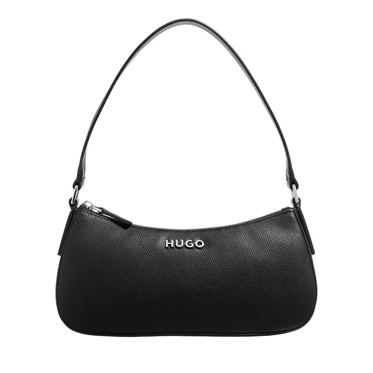 国内発☆関税込【HUGO】ホーボーバッグ Chris Sm Hugo Chris SM Hobo R.N. Black | Shoulder Bag