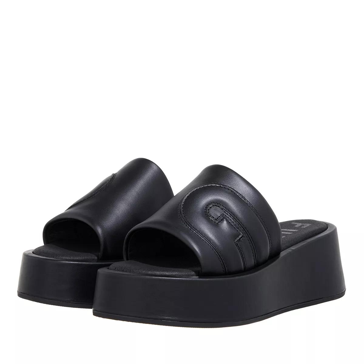 Furla Sandalen & Sandaletten - Furla Pic Nic Flatform Sandal T.65 - Gr. 37 (EU) - in Schwarz - für Damen