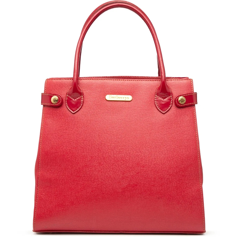 Burberry Tote Leather Handbag rot