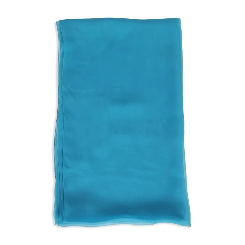 Alberta Ferretti Écharpe légère Lightweight Flowing Scarf With Subtle Sheen Blue