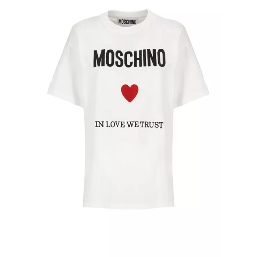 Moschino In Love We Trust T-Shirt White 