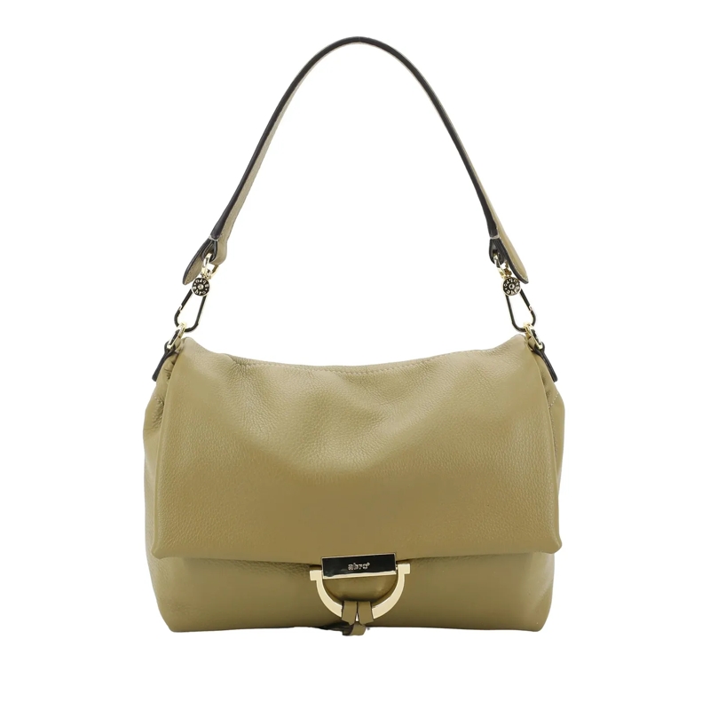 Abro Schultertasche Schultertasche TEMI graugrün