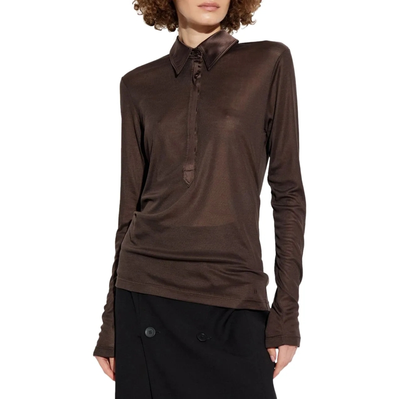 Tom Ford Polohemd T-Shirts And Polos Brown braun