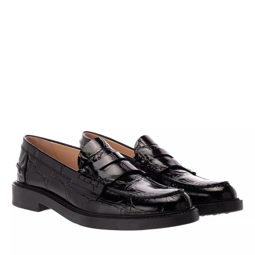 Tod's Loafers Patent Leather Black Loafer
